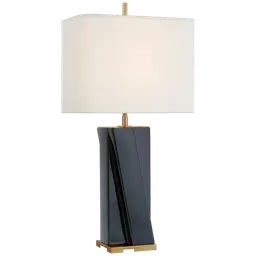 Mixed Blue Brown 12" x 13" x 10" Linen Rectangle