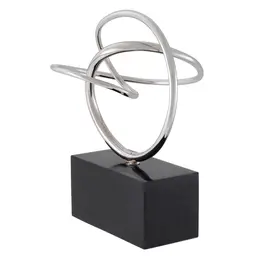 nickel finish | black granite base