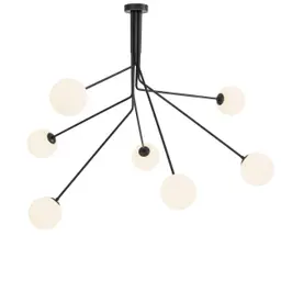 bronze highlight finish | white glass