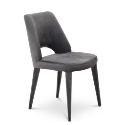 Light grey Metal frame with upholstered legs