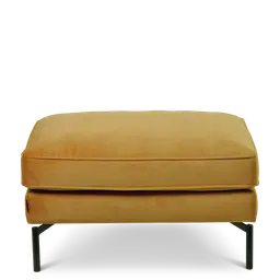 Gold Laminated woodNozag springsFoamand powder coated metal legs