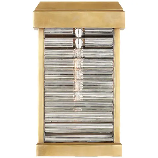 Купить Уличное бра Dunmore Small Curved Glass Louver Sconce в интернет-магазине roooms.ru