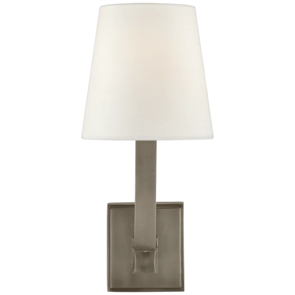 Antique Nickel 4.5" x 6.25" x 6.25" Linen