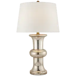 Mercury Glass 14" x 19" X 13" Linen