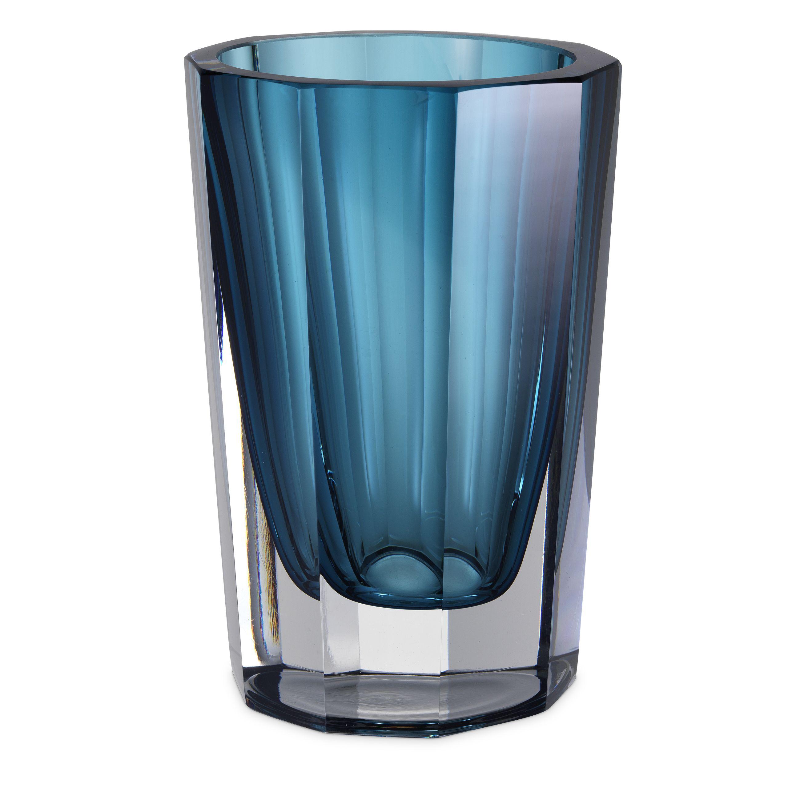 hand cut glass | blue colour L
