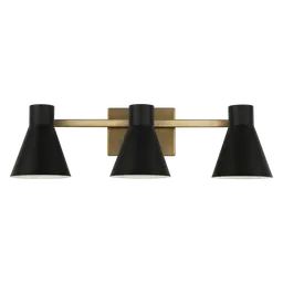 Satin Brass LED Bulb(s) Included