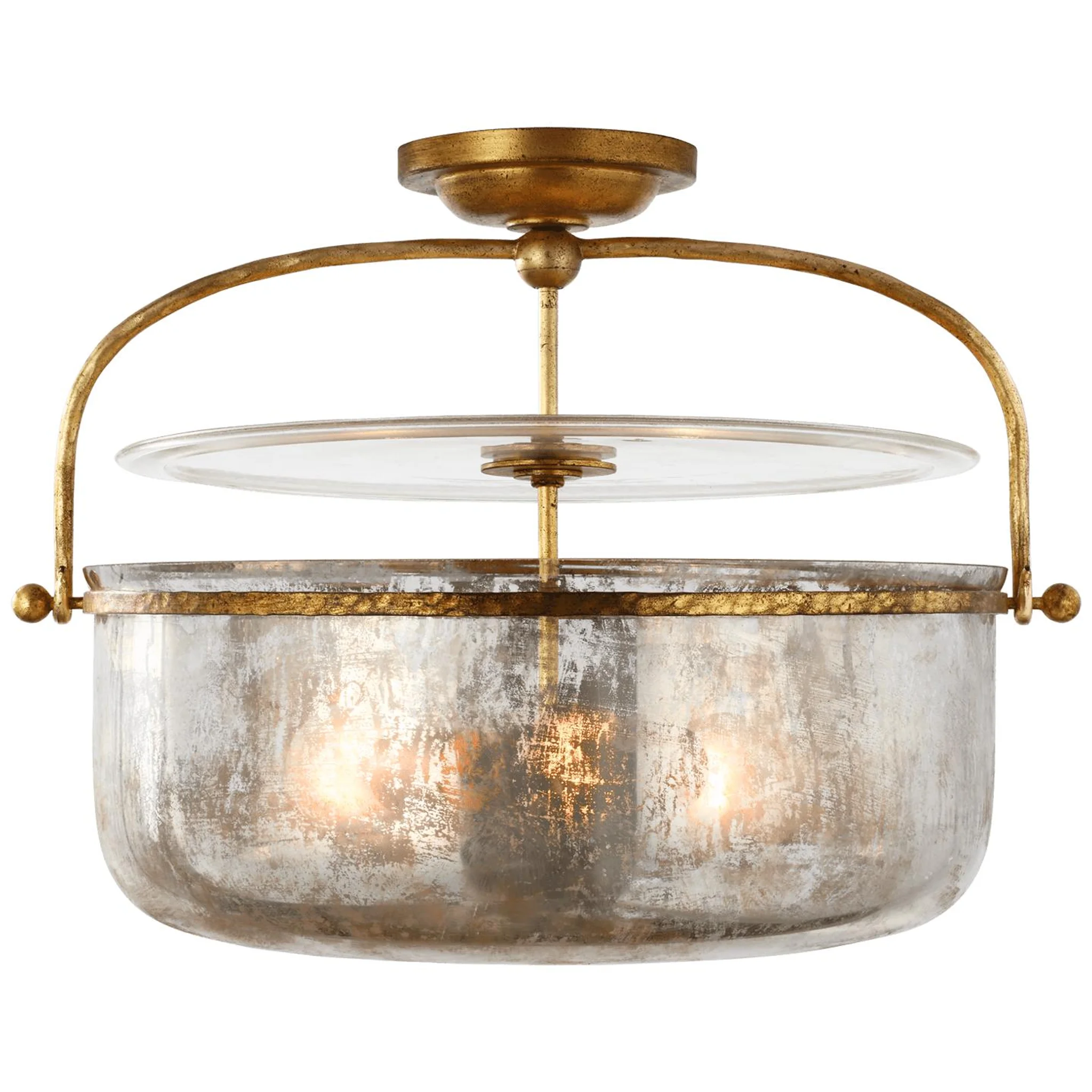 Купить Накладной светильник/Подвесной светильник Lorford Medium Semi-Flush Lantern в интернет-магазине roooms.ru