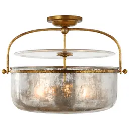 Gilded Iron Mercury Glass