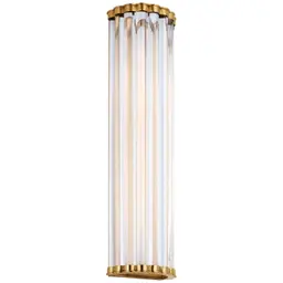 Antique-Burnished Brass Clear Glass