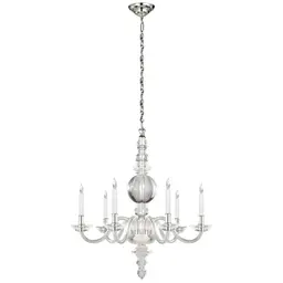 Crystal with Polished Nickel