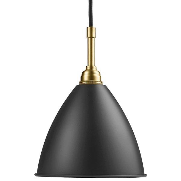 Small,Brass with Charcoal Black