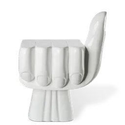 White Lacquered polyester