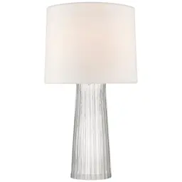 Clear Glass 15" x 16" x 13" Linen