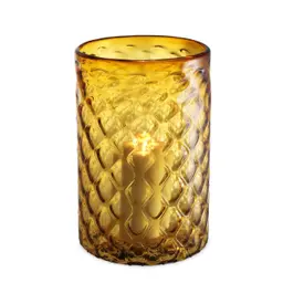 hand blown glass | yellow colour L