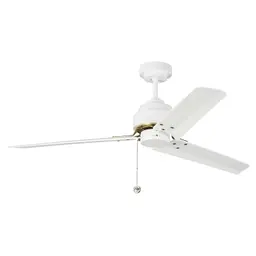 Matte White Housing With Matte White Blades