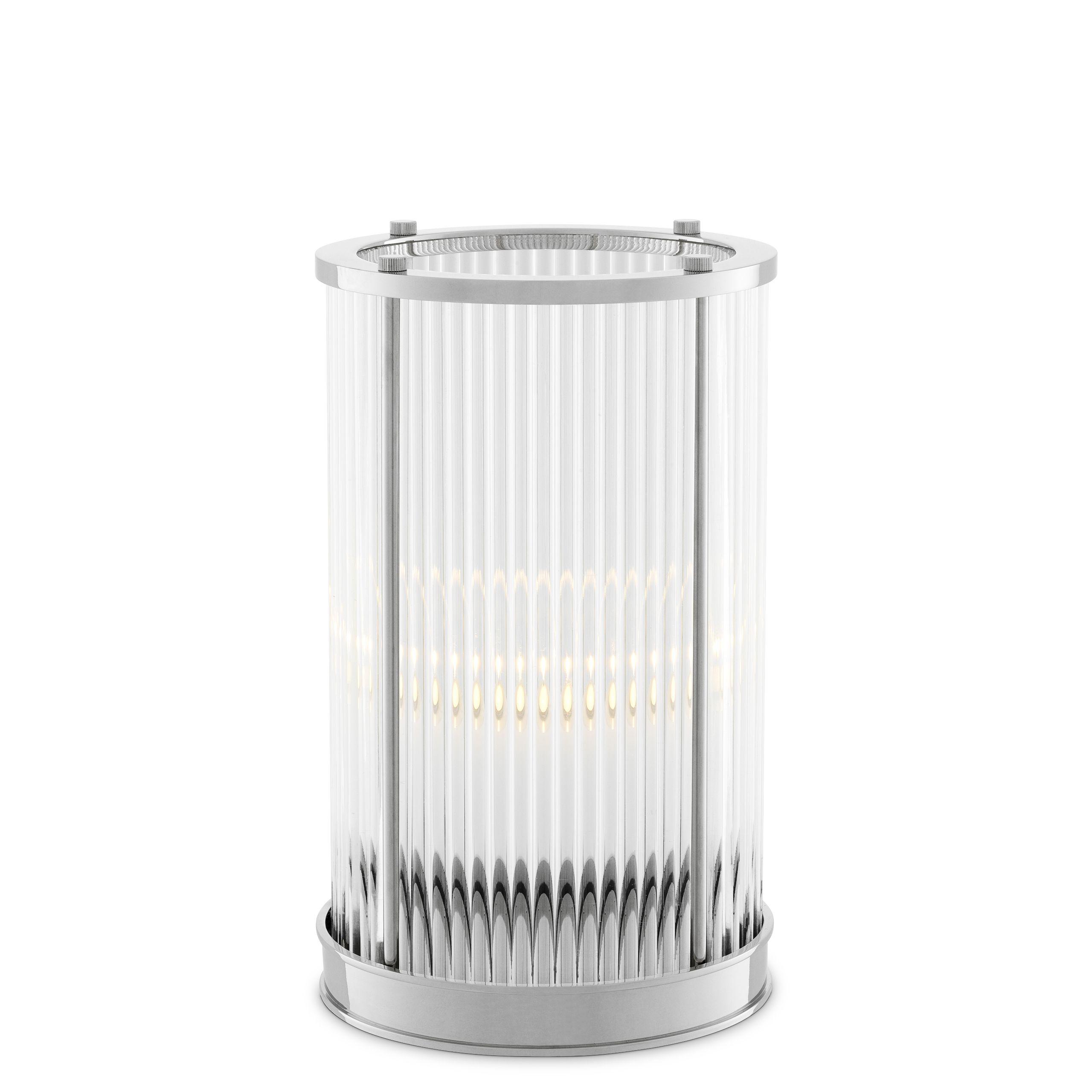 nickel finish | clear glass S