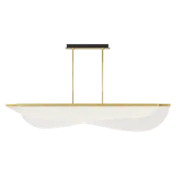 Plated Brass 72" Integrated LED 90 CRI 3000K 120V