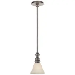 Antique Nickel White Glass Desk Shade