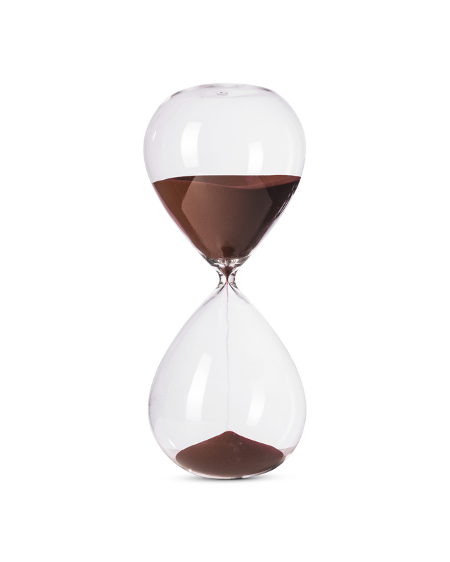 Dark brown Glass with sand