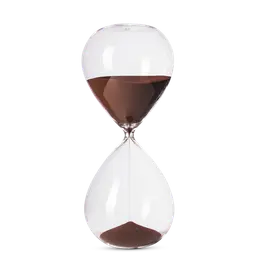 Dark brown Glass with sand