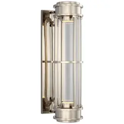 Polished Nickel Clear Glass