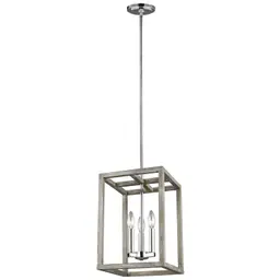 Washed Pine LED Bulb(s) Included