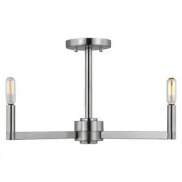 Brushed Nickel Bulb(s) Not Included