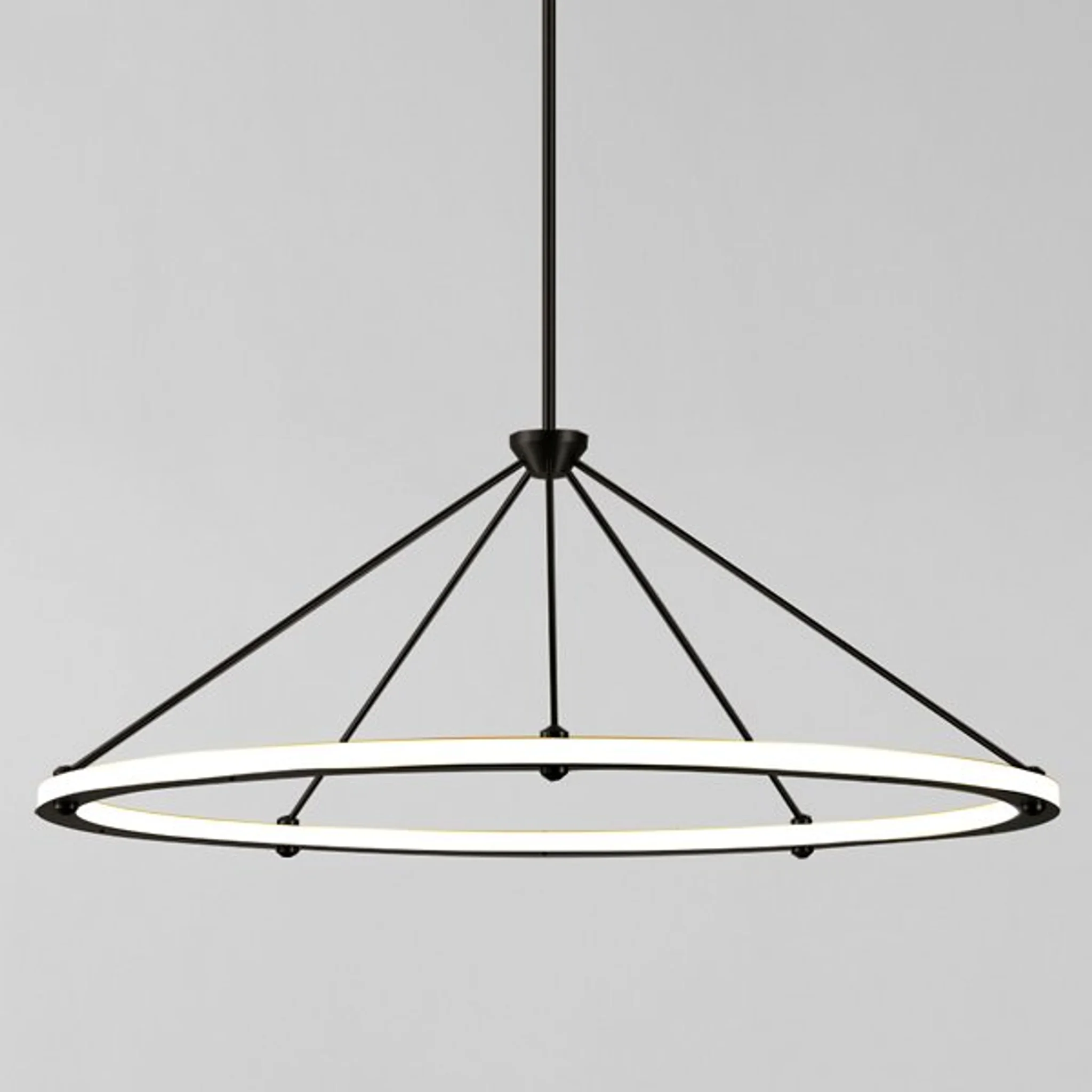 Купить Подвесной светильник Halo Circle LED Pendant Light в интернет-магазине roooms.ru