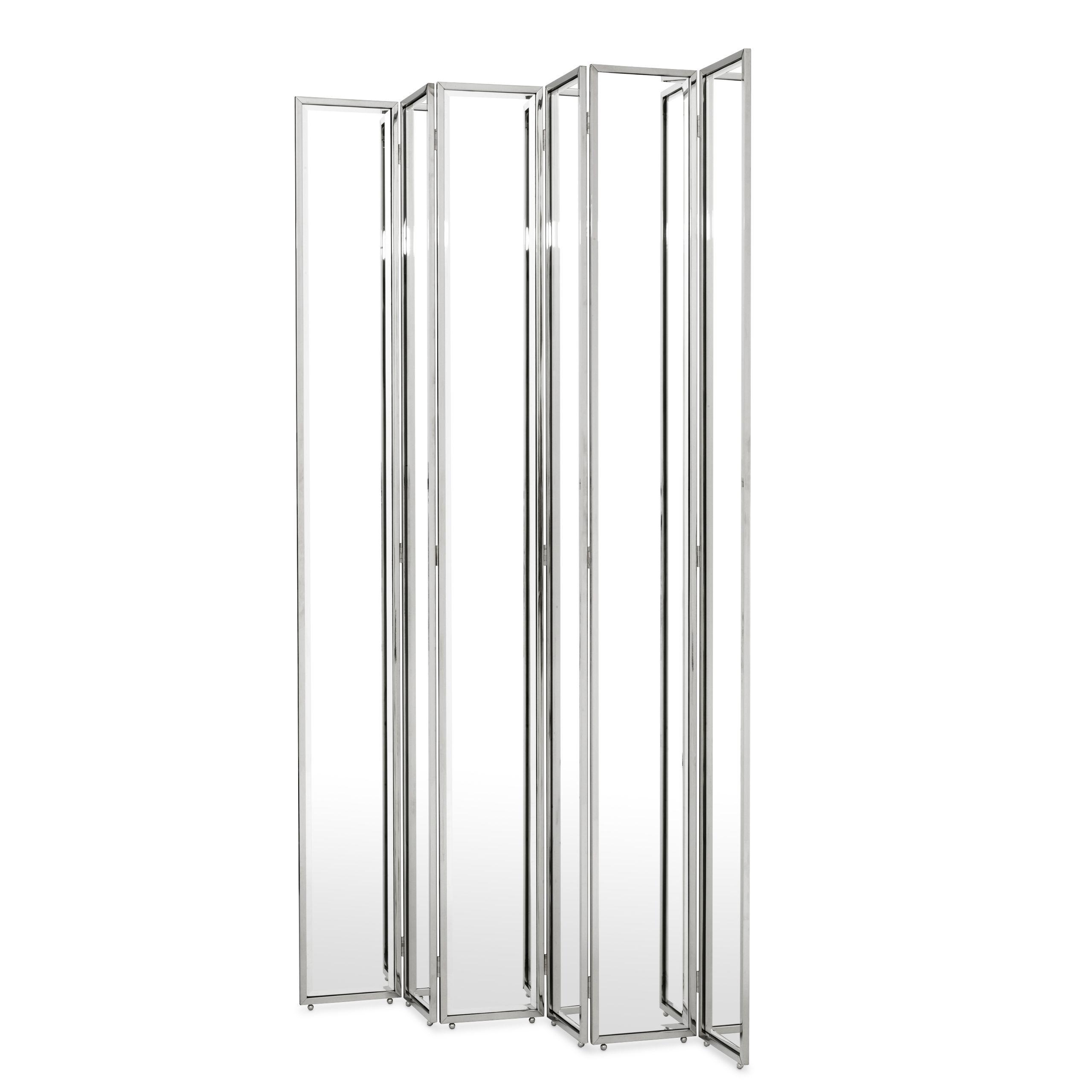 nickel finish | bevelled mirror glass