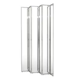 nickel finish | bevelled mirror glass