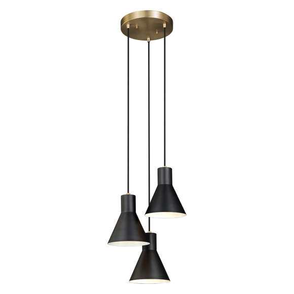 Купить Подвесной светильник Towner Three Light Cluster Pendant в интернет-магазине roooms.ru