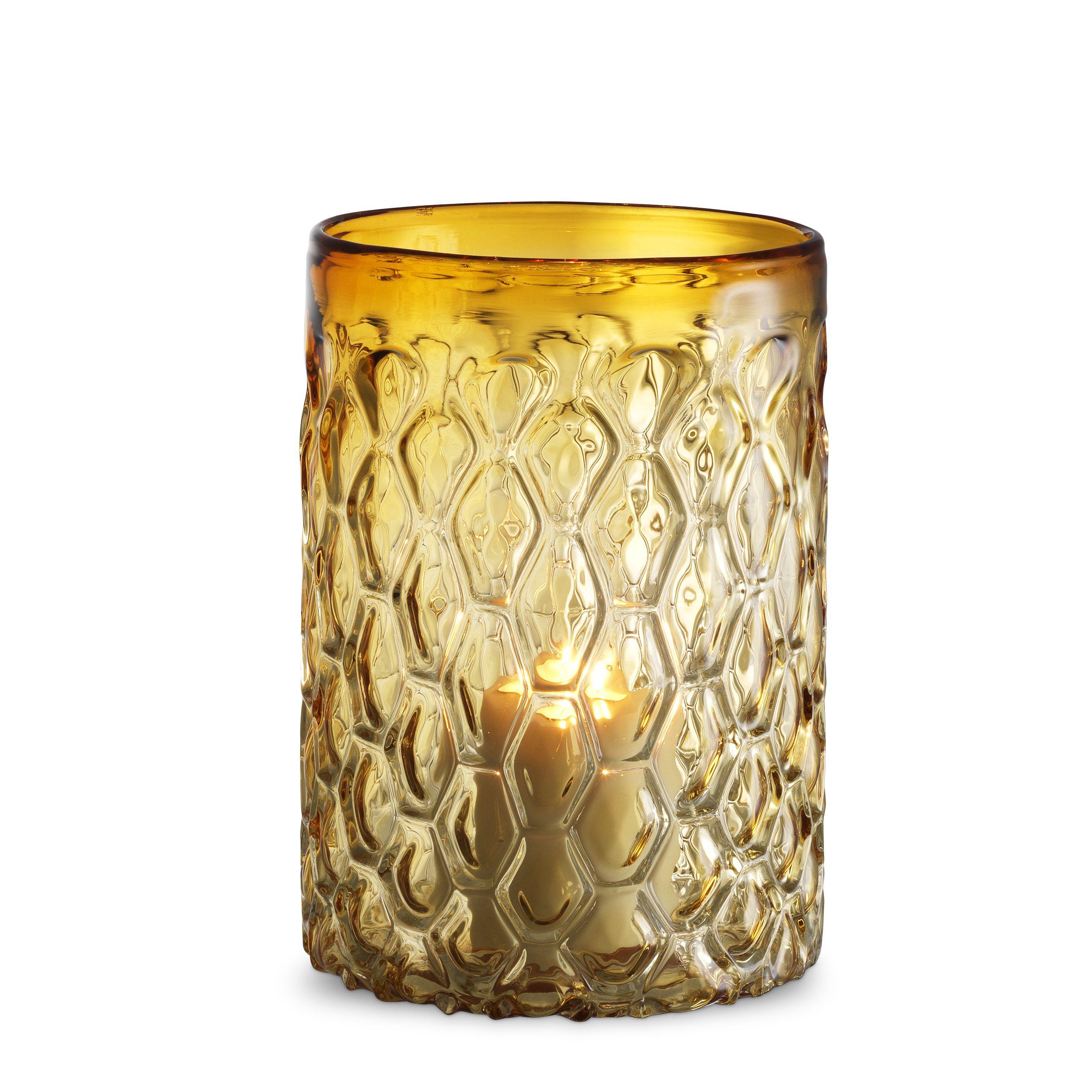 hand blown glass | yellow colour S