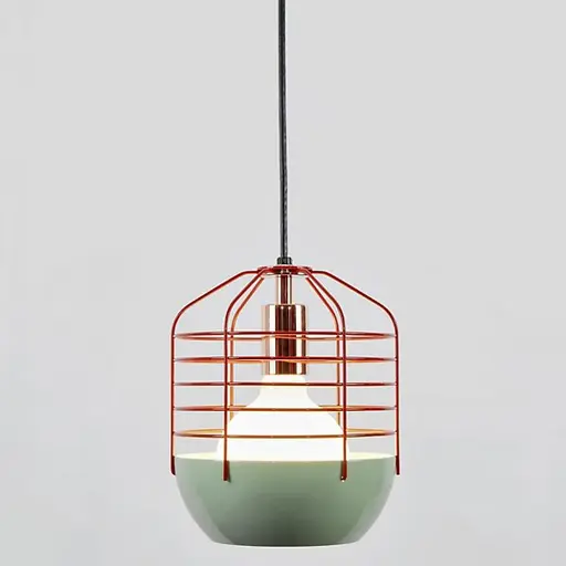 Купить Подвесной светильник Bluff City 8 Inch Pendant (Mint/Red) - OPEN BOX RETURN в интернет-магазине roooms.ru