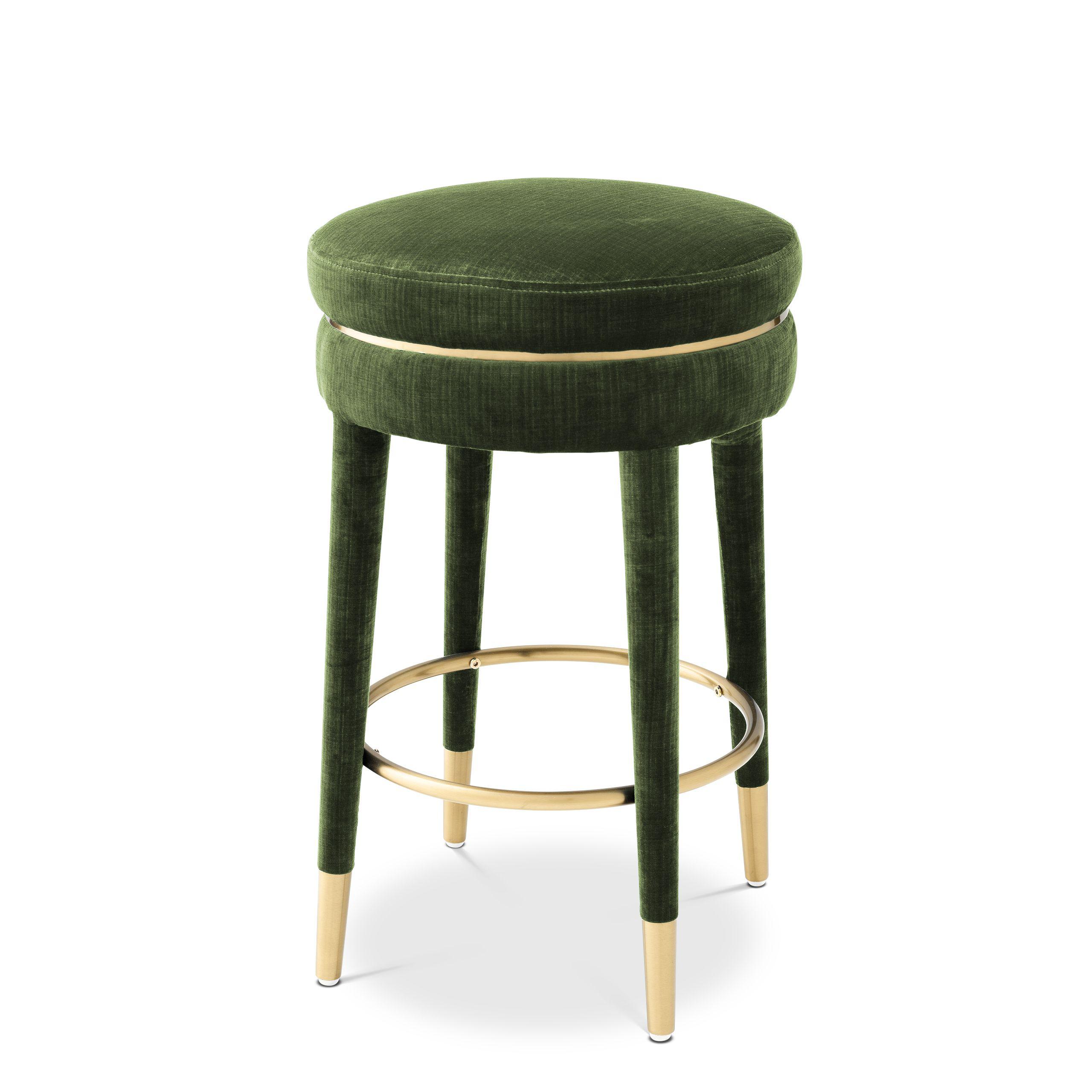 catania green velvet | brushed brass finish