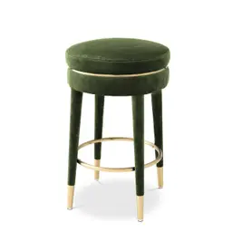 catania green velvet | brushed brass finish