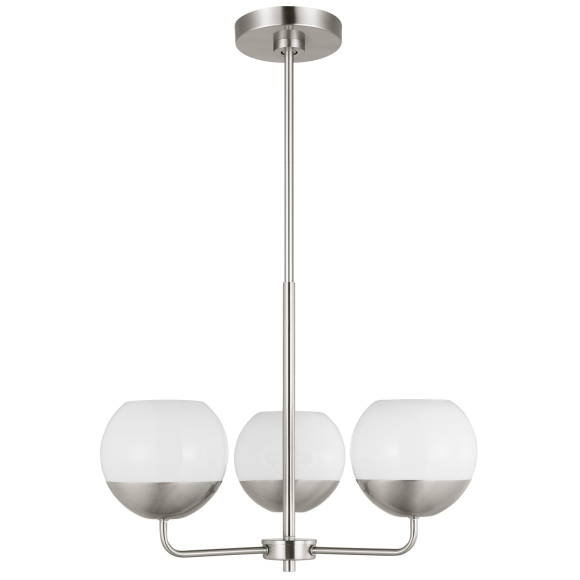 Brushed Nickel LED Bulb(s) Included