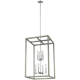 Washed Pine LED Bulb(s) Included