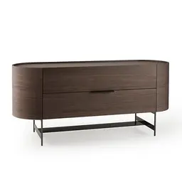 Walnut with Glossy Titanium