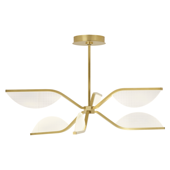 Natural Brass 30 Integrated LED 90 CRI 3000K 120V