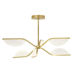 Natural Brass 30 Integrated LED 90 CRI 3000K 120V