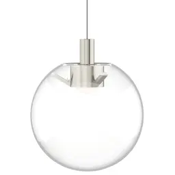 Satin Nickel Clear Integrated LED 90 CRI 3000K 12V