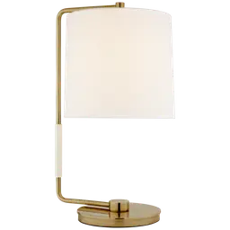 Soft Brass 10.25" x 11" x 10" Linen