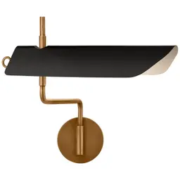 Antique-Burnished Brass Matte Black