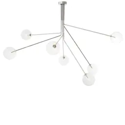 nickel finish | clear glass
