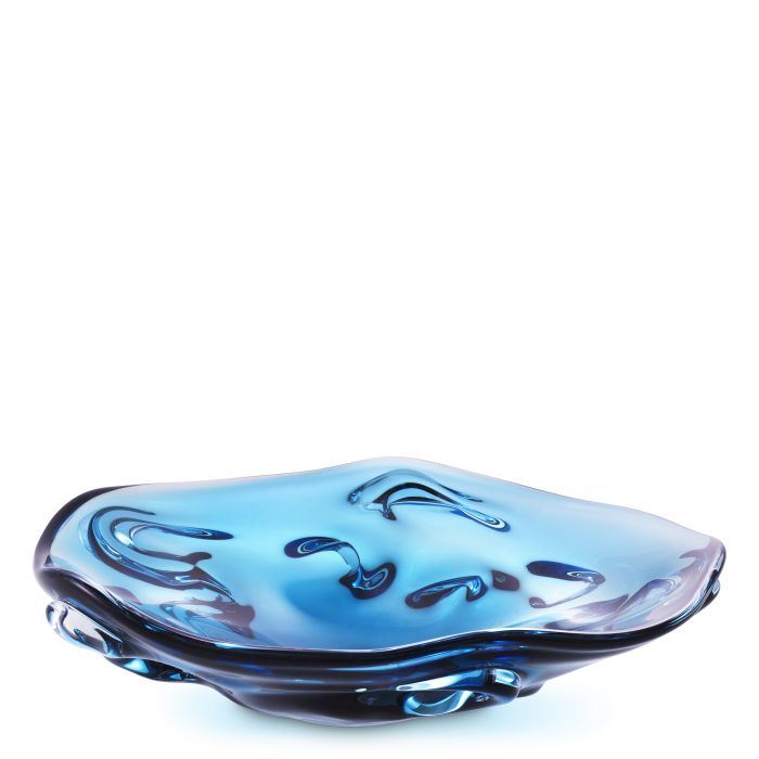 hand blown glass | blue colour L