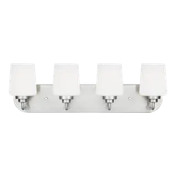 Brushed Nickel LED Bulb(s) Included