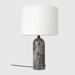 Large,Grey Marble, Canvas, White,White