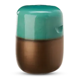 Turquoise Glazed ceramic