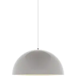 Satin Nickel Gloss White/White Lamp Not Included