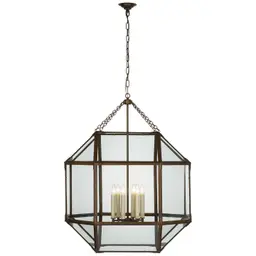 Antique Zinc Clear Glass